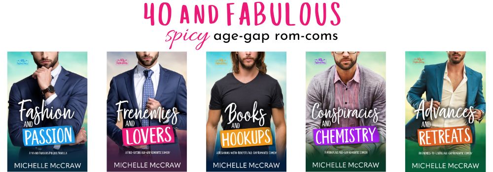40 and Fabulous series with 5 ebook covers